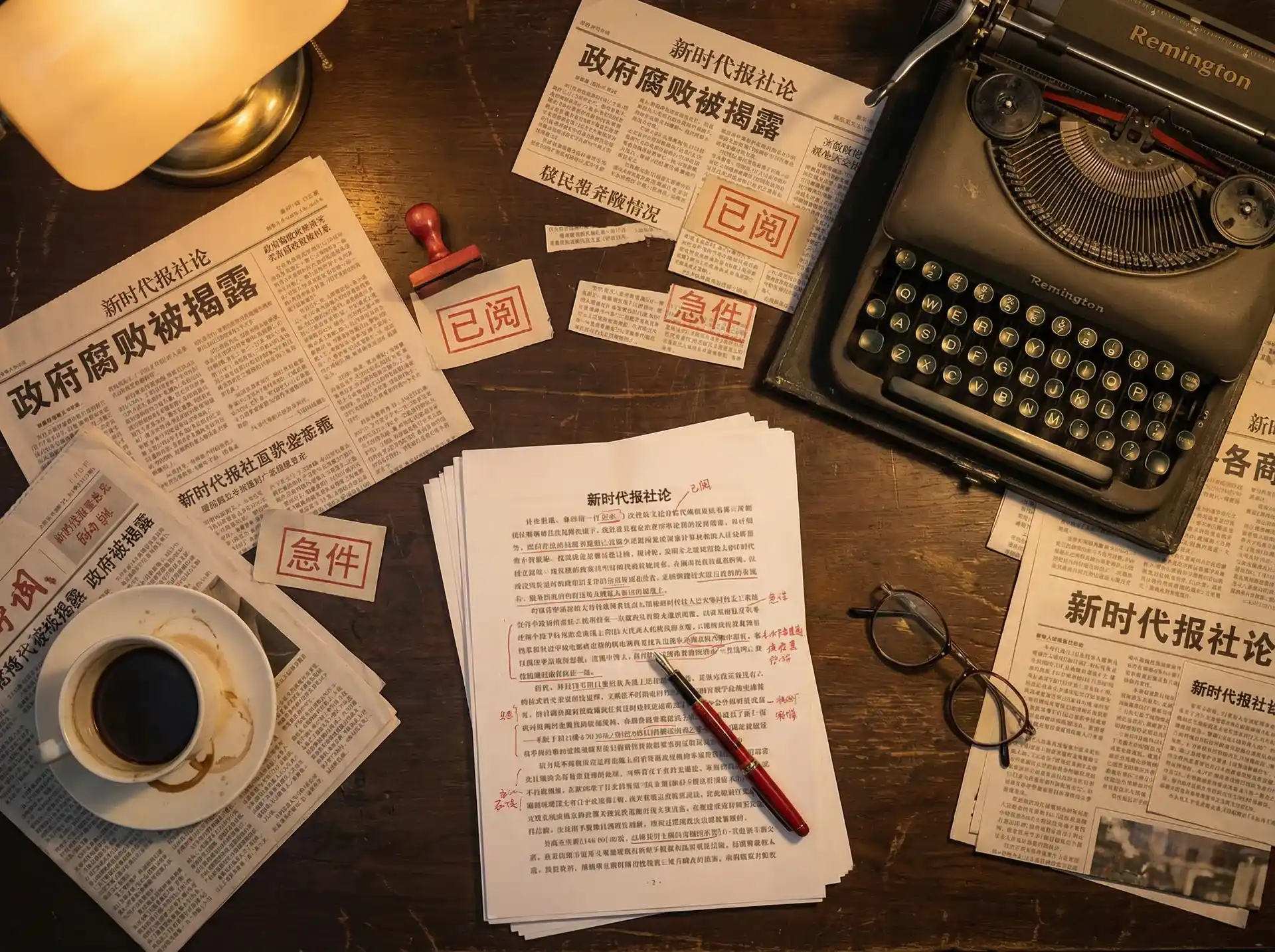 黑料官网 - 报社编辑部工作场景